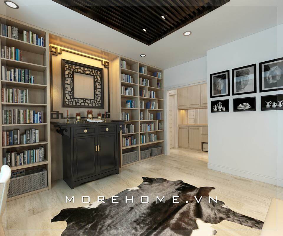 thiết kế phòng thờ